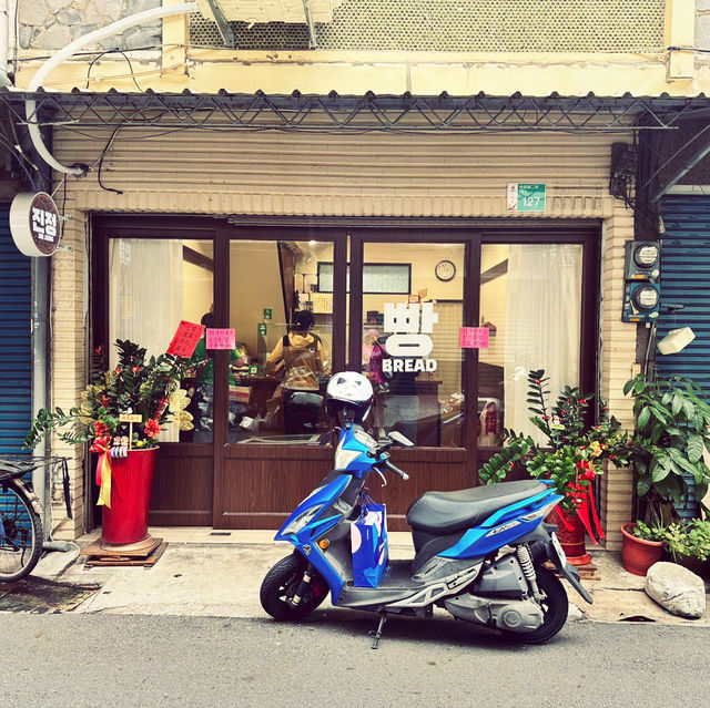 台南｜歐巴開的手做韓式麵包專賣店*韭菜乳酪貝果必吃