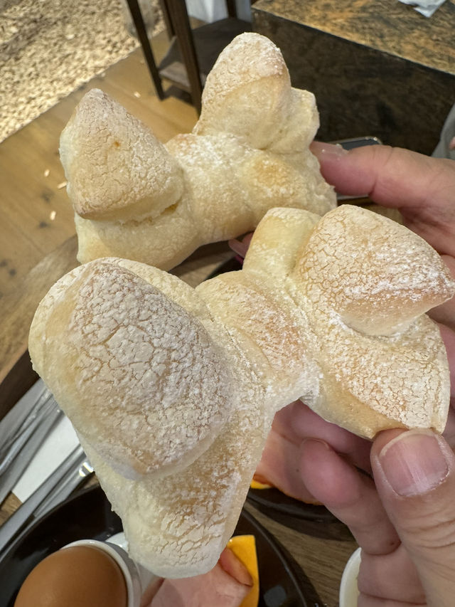 【福岡カフェ】リボンのパンがついたランチプレートが可愛すぎる🎀