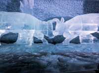 【スイス】ツェルマットの幻想的な氷河の洞窟❄️