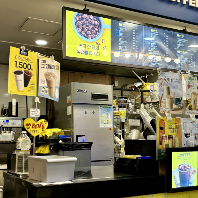 【韓国ソウル・高速ターミナル】ショッピングの休憩に「PAIK'S COFFEE GOTO MALL