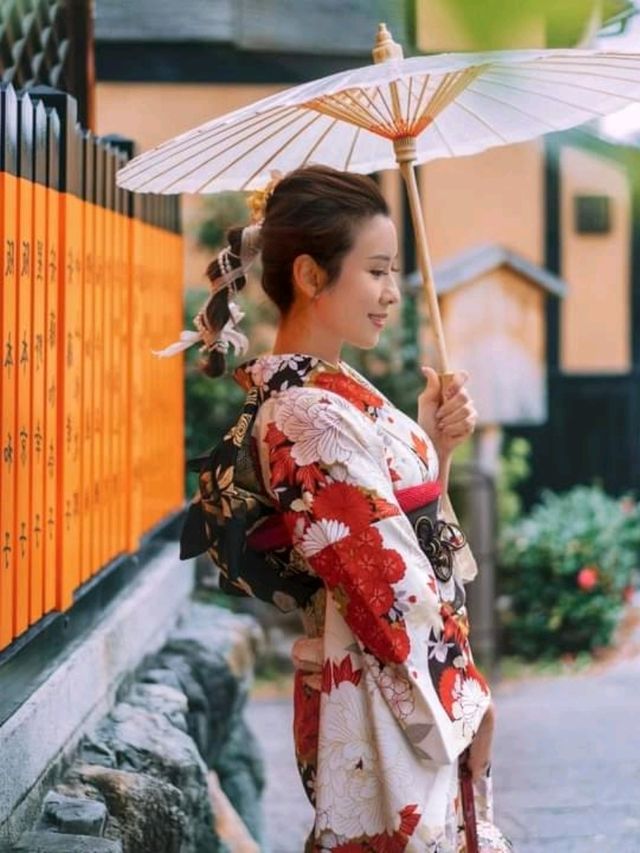 嚟到京都，入鄉隨俗試試穿和服