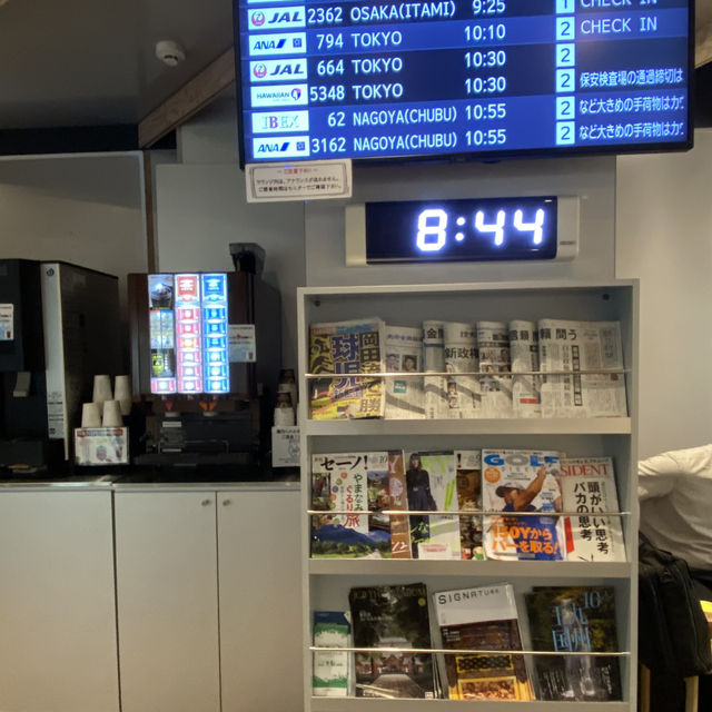 【大分空港】空港内唯一の誰でも利用出来る有料ラウンジ✨