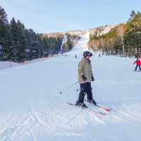 1st time skiing at Hoshino Tomamu