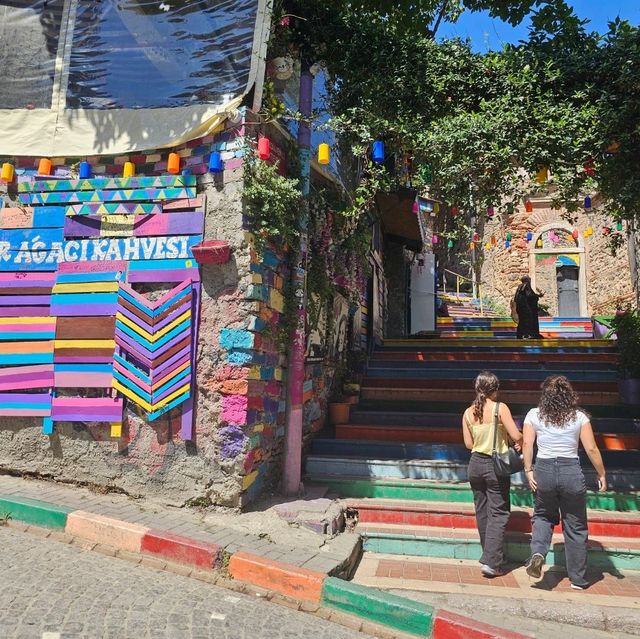 Strolling along Colored Houses of Balat