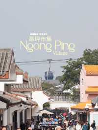 เดินถ่ายรูปที่ Ngong Ping Village 