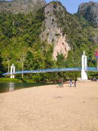 ล่องห่วงยาง ที่แม่น้ำ วังเวียง Nam Song River 