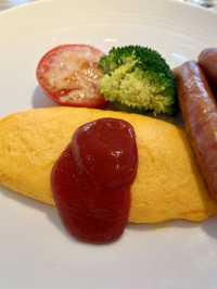 Elegant morning with room service at Hotel New Otani Tokyo