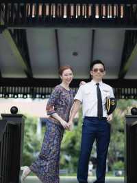 SQ-Themed Photoshoot at Raffles Hotel - A Stylish and Playful Experience