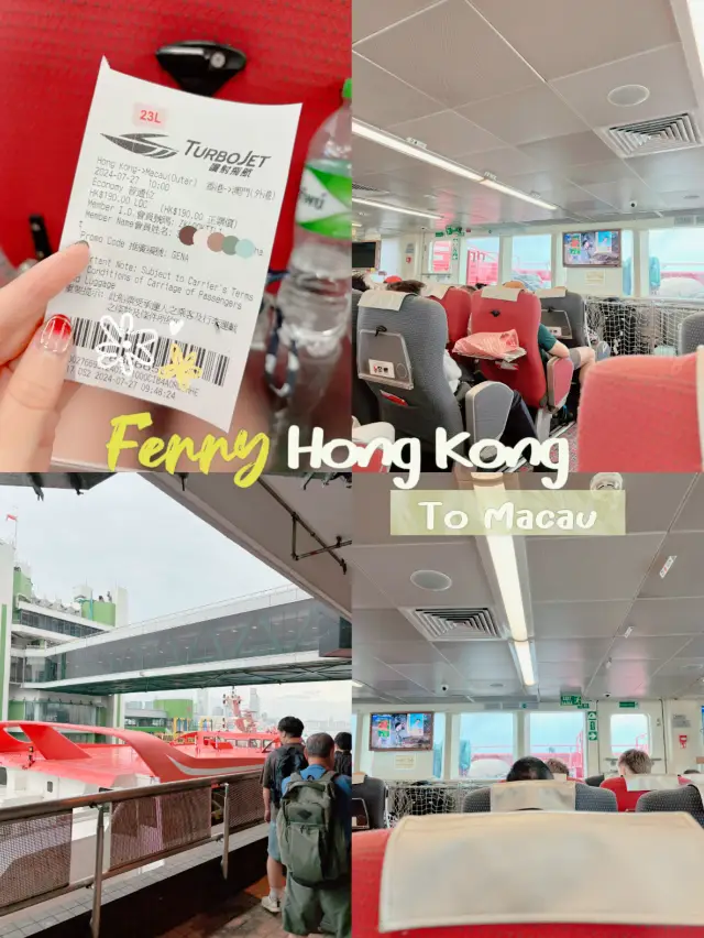 Ferry from Hong Kong to Macau