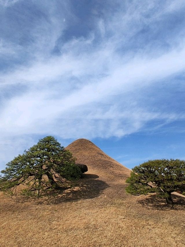 精緻巧妙造景的水前寺成趣園