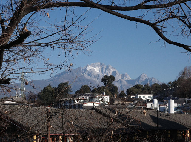 雲南之旅：可以看到玉龍雪山的好價民宿