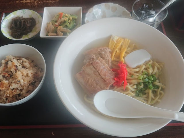 本格沖縄そば🤍【沖縄そば かふーがーでん】