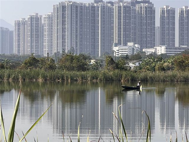 An Endless Number of Fish Ponds in Yuen Long 