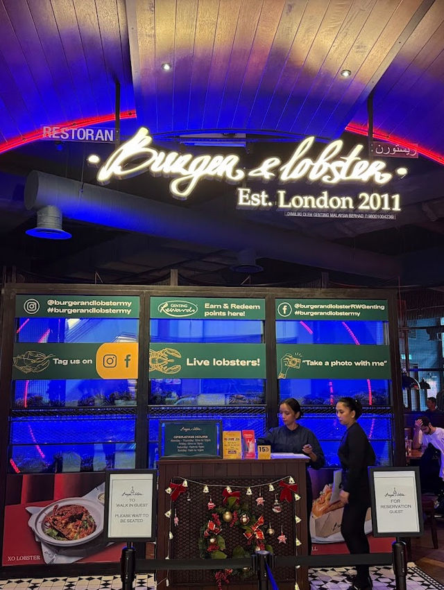 Sky-High Dining: Burger & Lobster at Genting