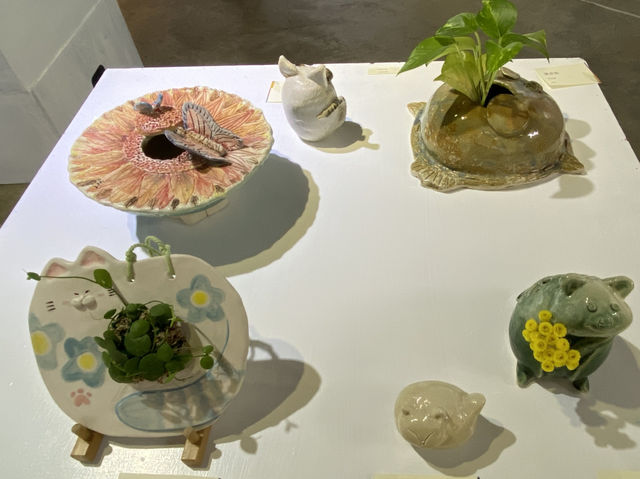 等待靈魂 陶藝繪畫🎨展  花蓮文創園區