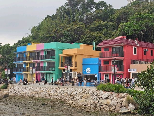 香港最新景點，超靚彩色小屋：馬灣1868