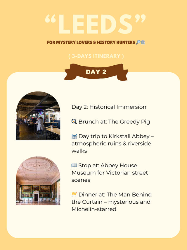 Leeds 3-days itinerary 💕