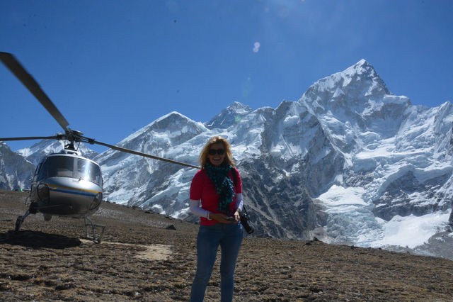 Unforgettable Heli Ride to Everest Base Camp: A Journey Above the Clouds to Top of the World.