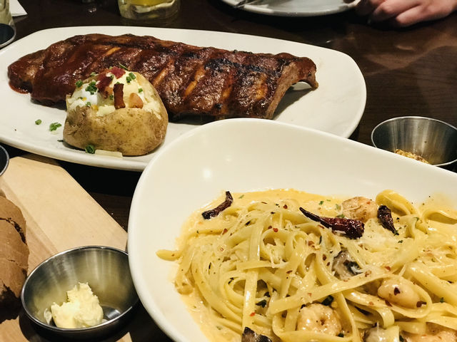 롯데월드 가도가도 또 좋은 곳 마무리는 아웃백🍝