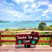 คาเฟ่ลับๆ เนินเขาขาด Tarzan Seaside cafe