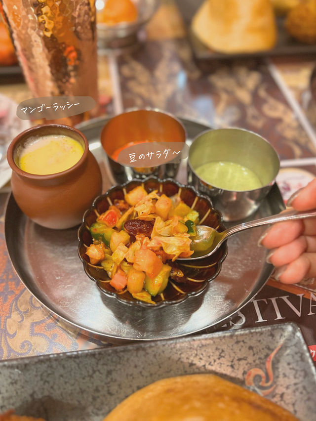 【大阪/上本町】変わり種アフタヌーンティー🤭🇮🇳✨
