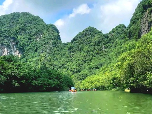 Serene Sails Through Trang An, Vietnam