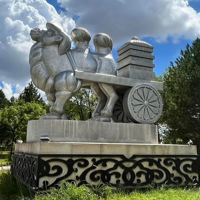 ♟️ Giant Mongol Chess in the Heart of Kangbashi! 