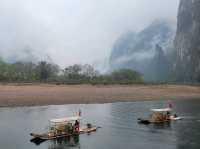 Breathtaking Li River (漓江) scenery