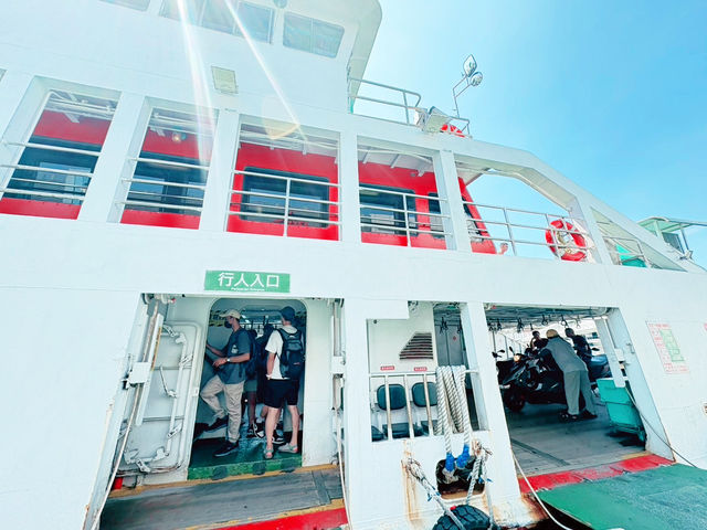 台湾高雄でフェリー⛴️