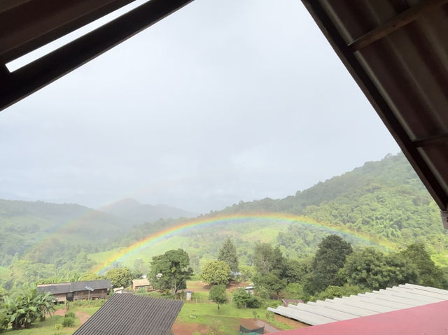 แม่จอกเดอกว่าฉ่าโอมสเตย์ อ.แม่แตง จ.เชียงใหม่