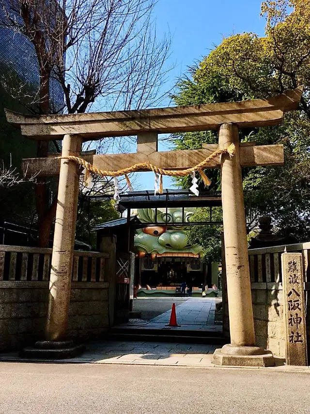 🦁難波八阪神社與黑門市場🍣