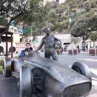 A backpacker in Monaco