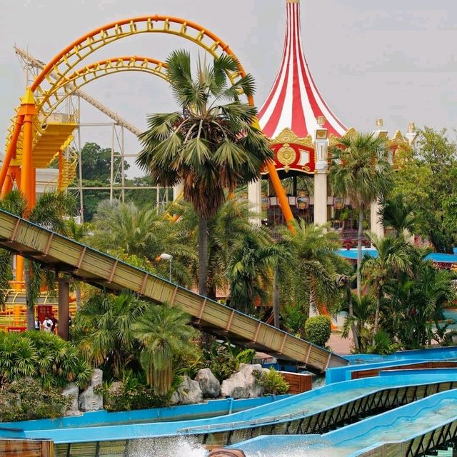 《暹羅水上樂園》🎡曼谷老式遊樂園🎢