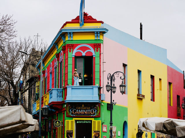 Exploring the vibrant and colourful city of La Boca! 