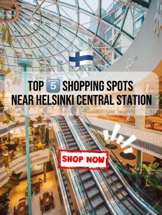 รวม 5 พิกัดช้อปปิ้งเด็ด ใกล้สถานีรถไฟกลางเฮลซิงกิ เดินแป๊บเดียวถึง 🇫🇮🛍️