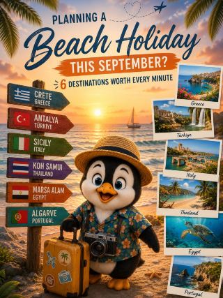 🌴 Planning a beach holiday this September? Here are 6 destinations worth every minute ✈️☀️