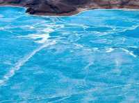 如夢如幻，距成都最近的藍冰觀賞地：甘孜紅海子