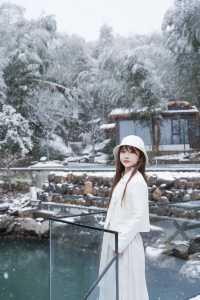 “雪是神的煙火”這裡不是北海道，是安吉！