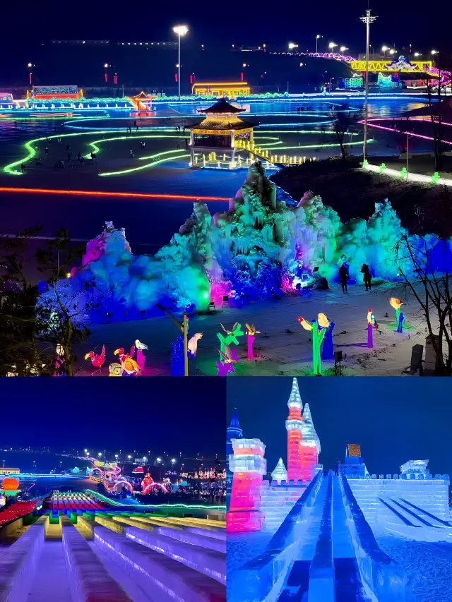 Experience the ice lanterns and snow rafting at the new winter wonderland in Changchun