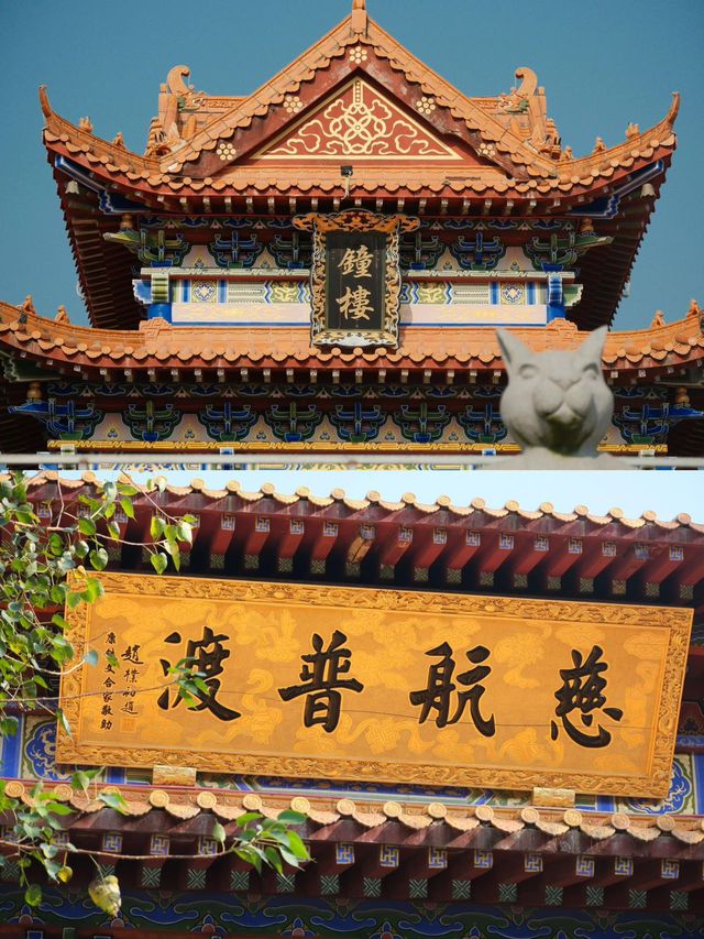為了打卡這座古寺，特意來了趟維港灣。