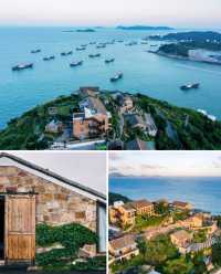 尧珈·星罗海野是一間法式院落民宿，出門就能欣賞海景。