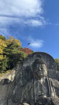 日本三大名山之一千葉鋸山日本寺。