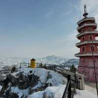 Hiking to a mountain in Altay city (west)