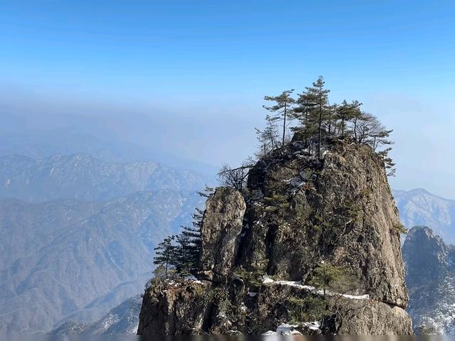 在老君山找到了現實版《千里江山圖》