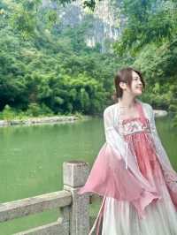 韶關乳源仙門奇峽：喺隱世仙境坐竹筏、穿漢服