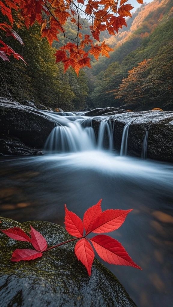 ：「阜平深秋暴擊！太行山私藏的“紅葉炸彈”終於藏不住了！