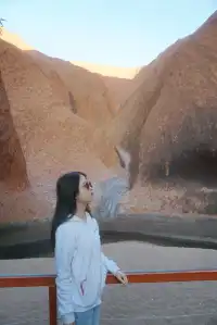 在地球的心臟看日出日落和星空