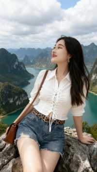 張馨予同款湖藍！浩坤湖徒步10分鐘封神