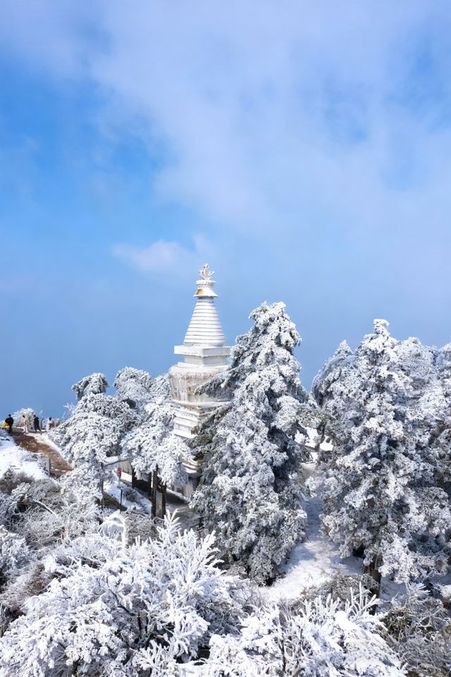 今年冬天一定要來廬山看雪！