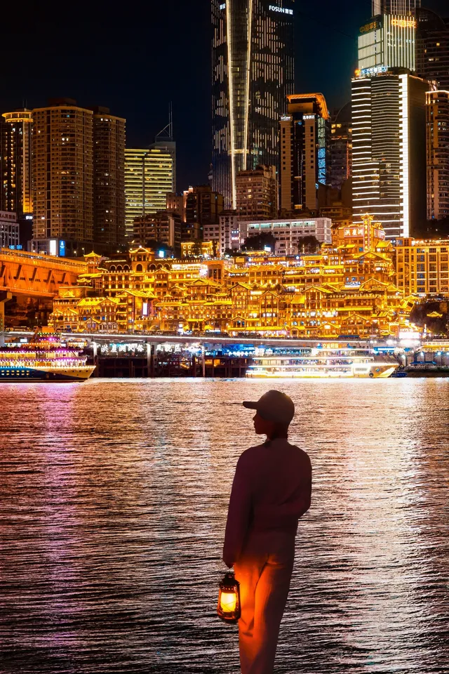 洪崖洞夜景拍照3r一張附詳細路線圖不迷